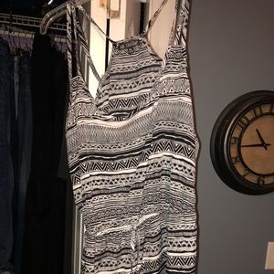 Black and white romper